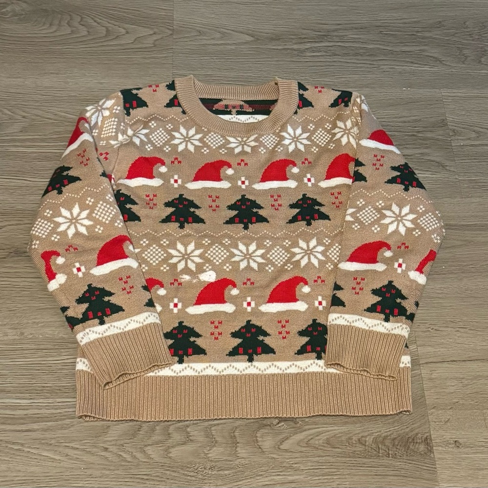 Toddler Girl Boy Christmas Outfit, Christmas Sweater, Ugly sweater, Size 5-6year